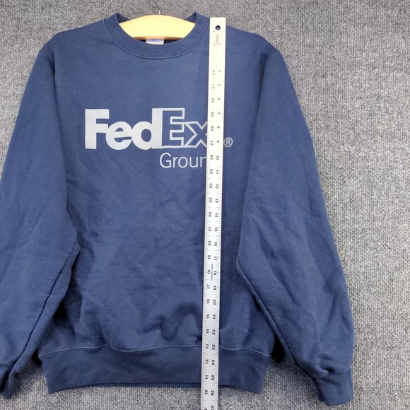 Port Authority Men's FedEx Ground Sweatshirt Blue Size Small Graphic Logo - Picture 7 of 12